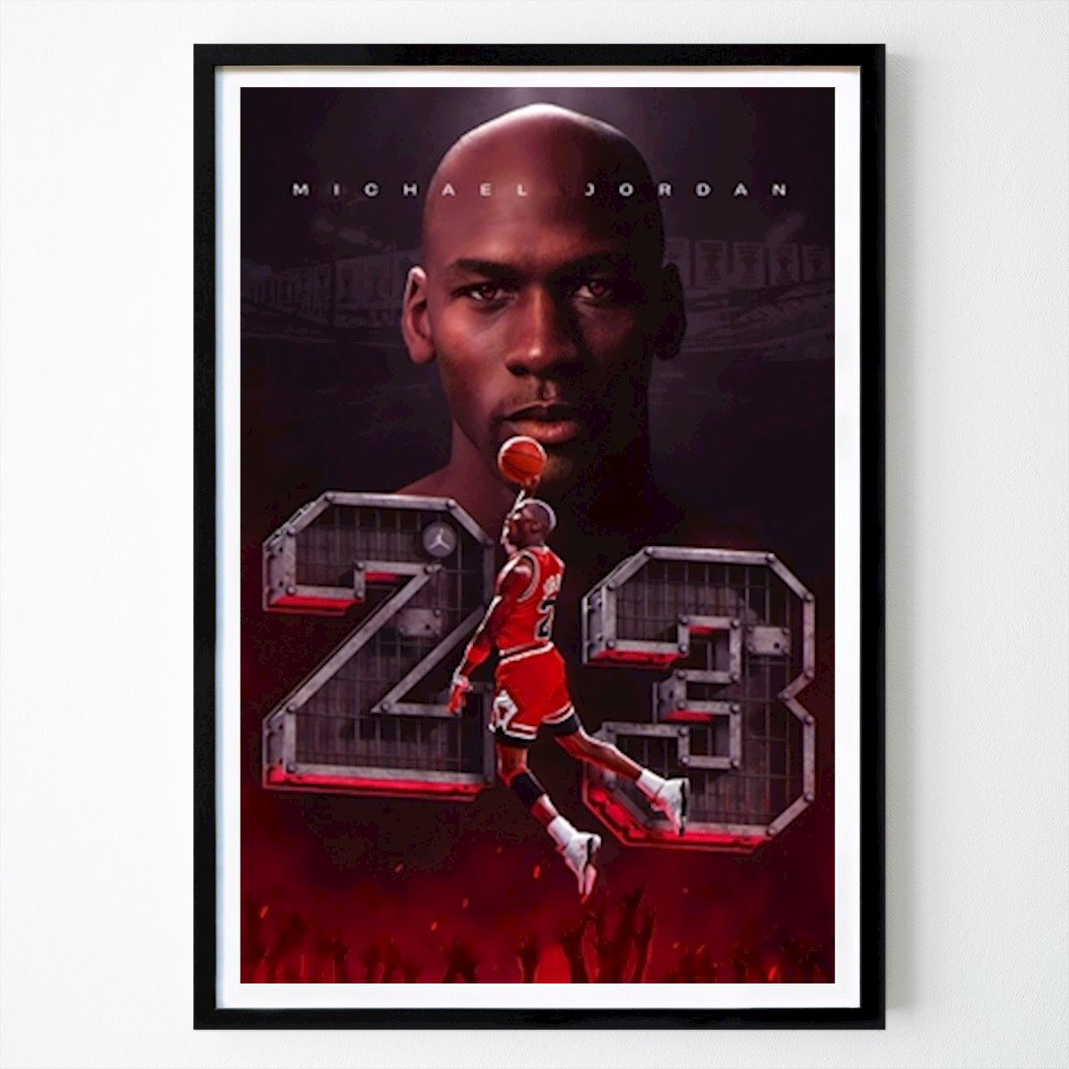 Basketball Plakat: Michael Jordan av Nadila Nazwa
