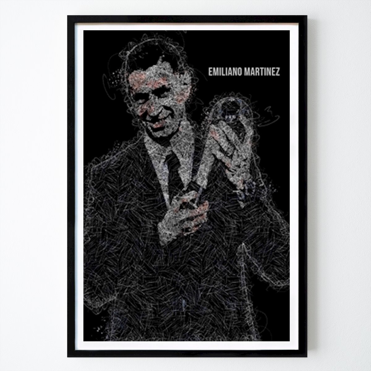 Preto e branco Poster: Emiliano Martinez de Last Art