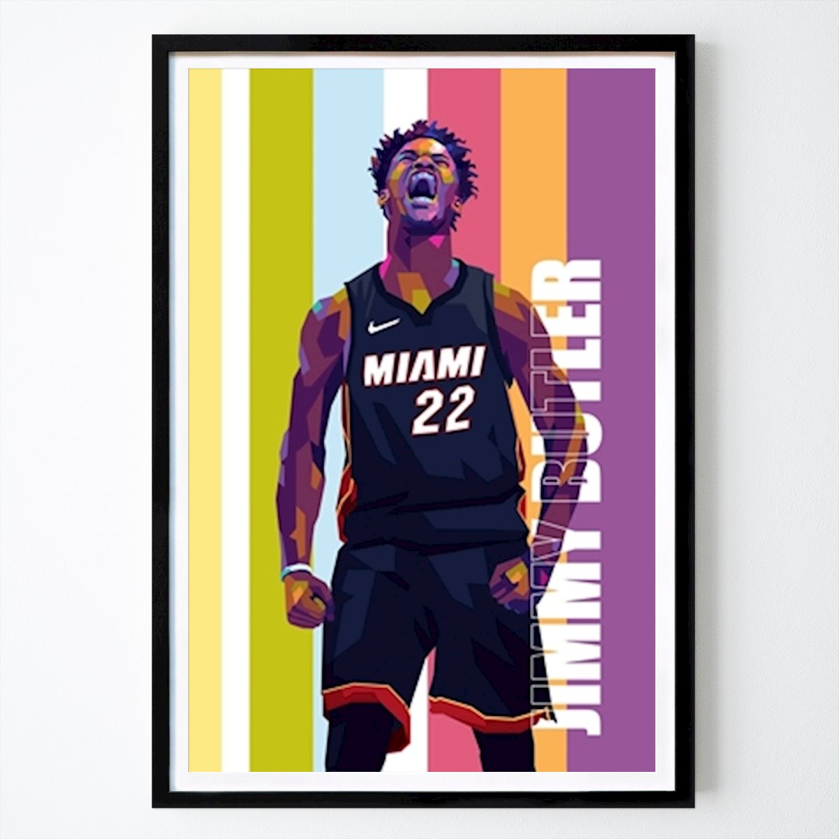 Basketball Affiche: Jimmy Butler Basket-ball par LUXMAN HIDAYAT