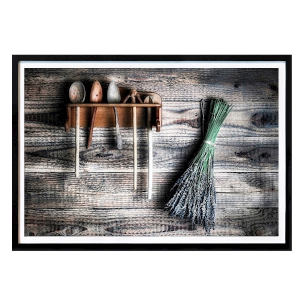 Kitchen Poster: Rustic kitchen scene by Jürgen Wiesler