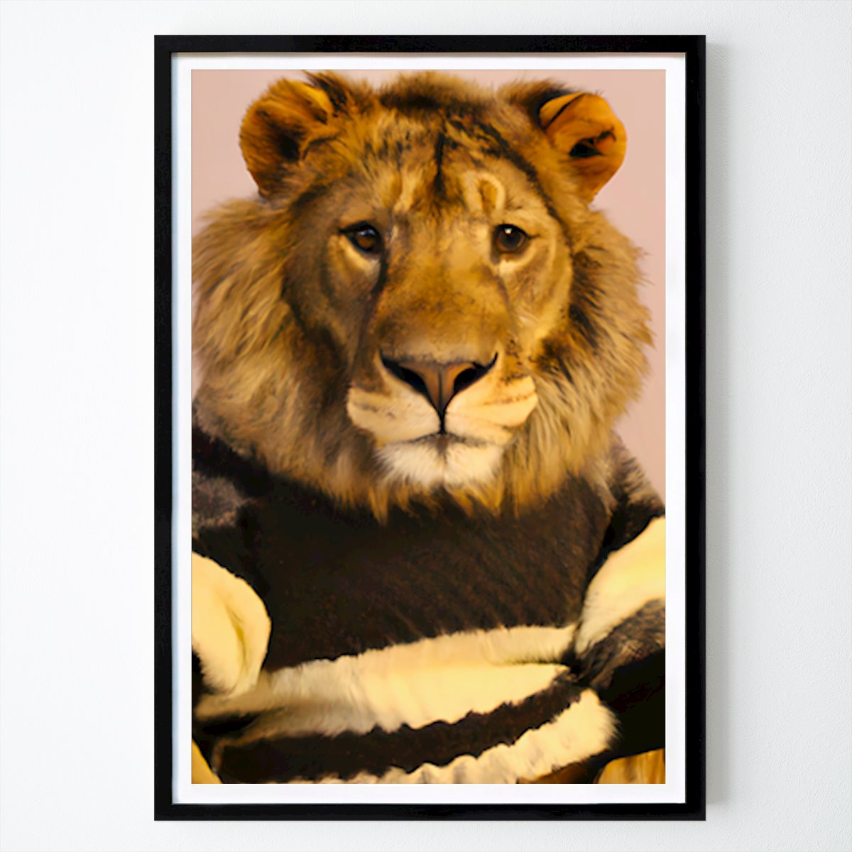 Djur Poster: Pappa Lion - Pappa Look av Jonathan Delfs
