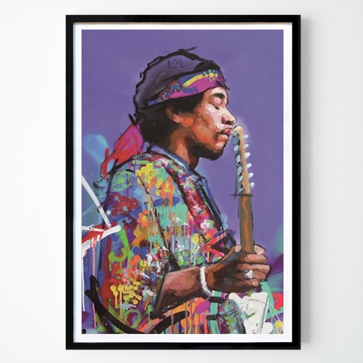 Retro & Vintage Poster: Jimi Hendrix van Larry King