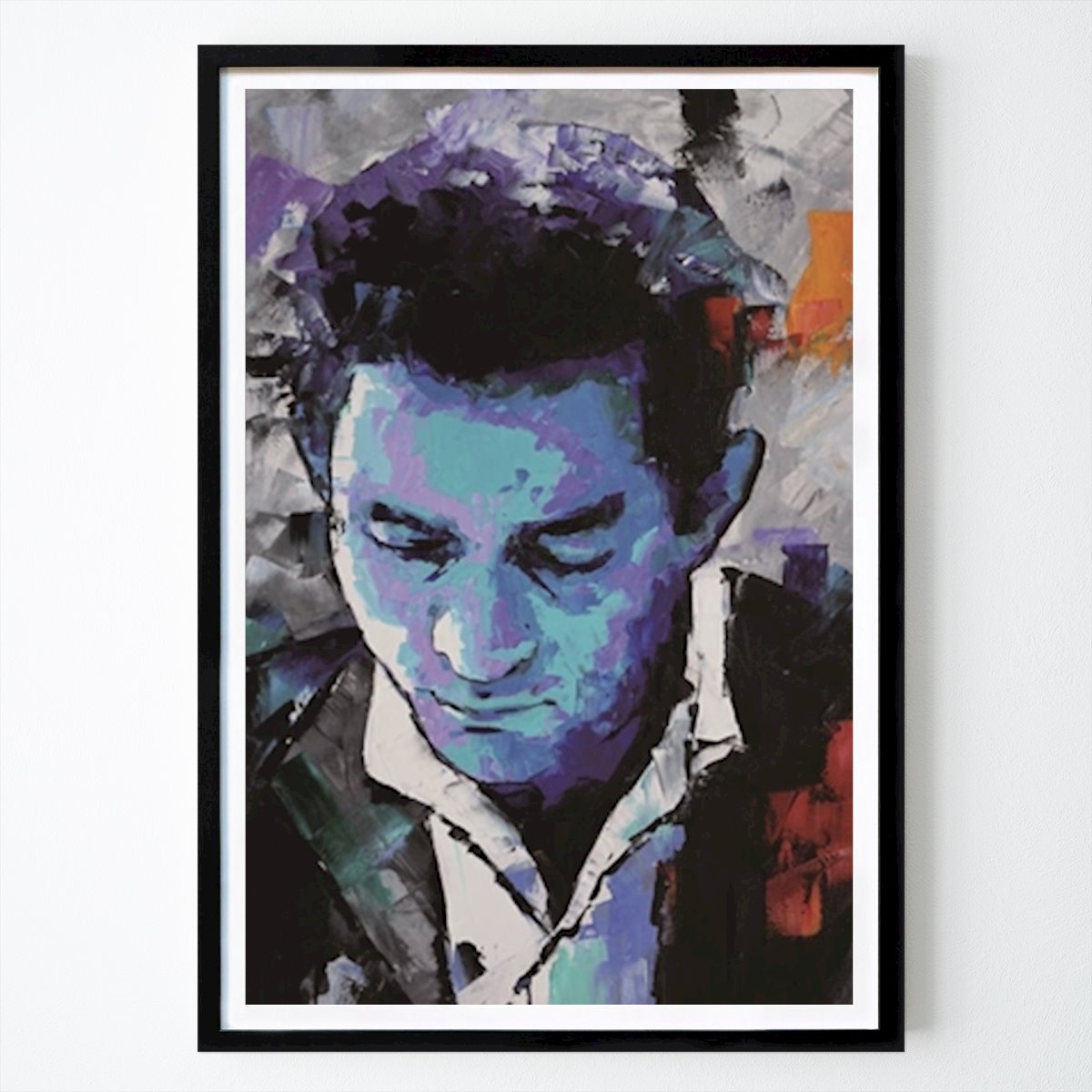 Póster: Johnny Cash de Larry King