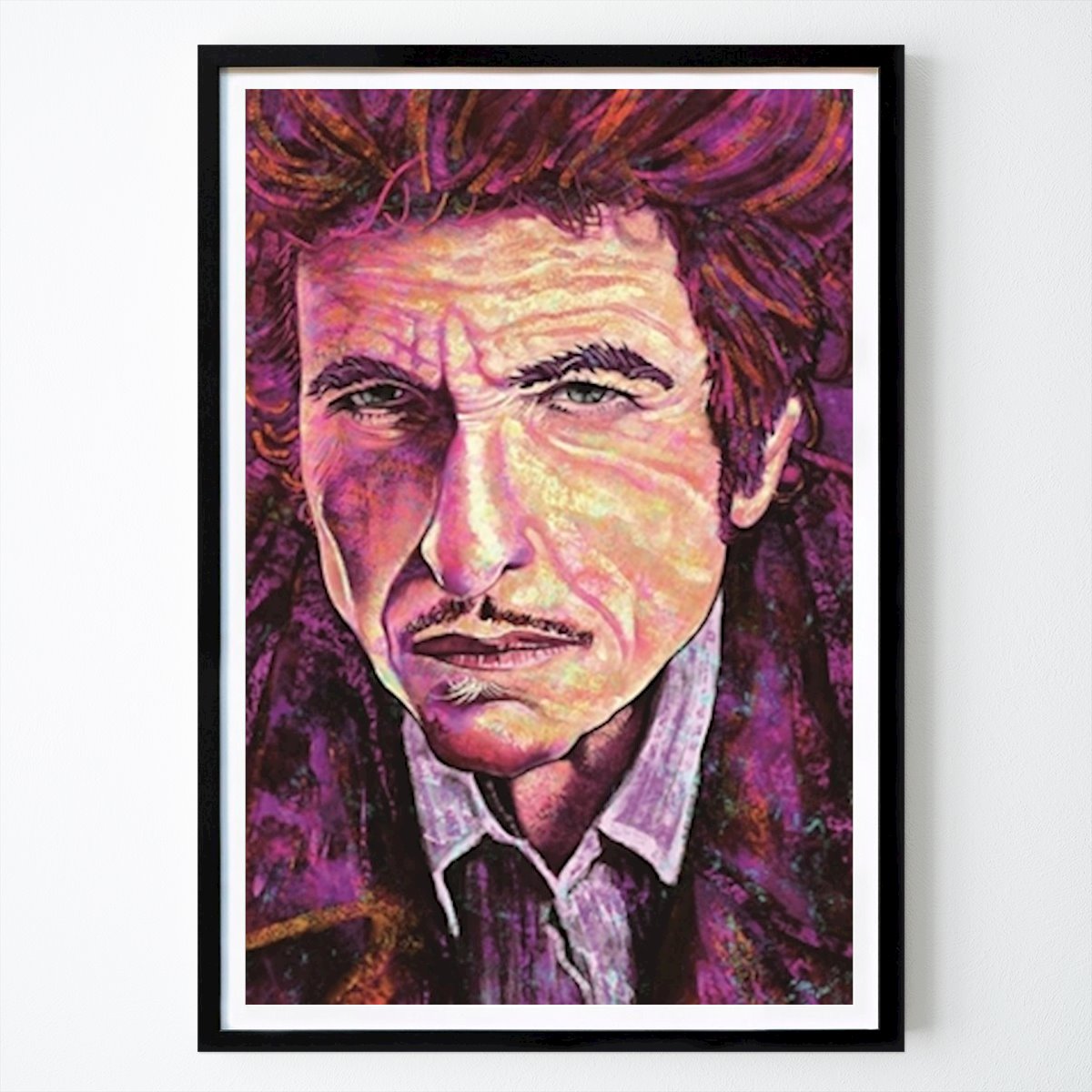 Retro & Vintage Poster: Bob Dylan von Larry King