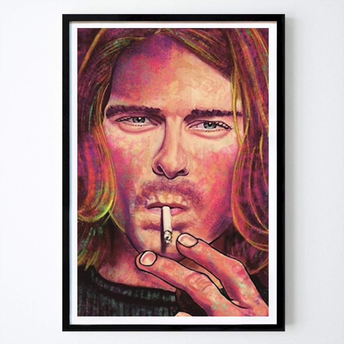 Retro & Vintage Poster: Curt Cobain de Larry King