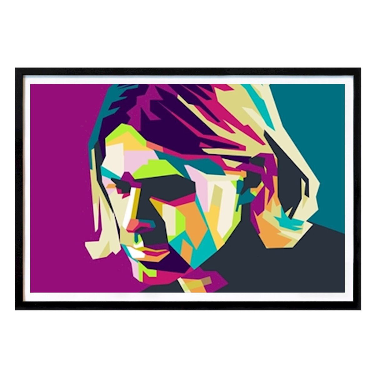 Artistiek Poster: Kurt Cobain In Wpap van Sulton Hanafi