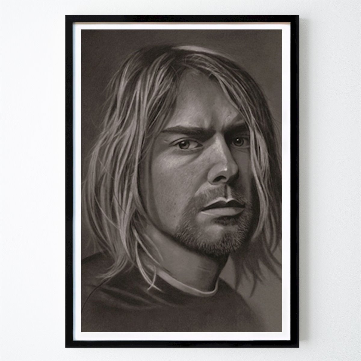 Retro & Vintage Poster: Curt Cobain von Dennis Deep