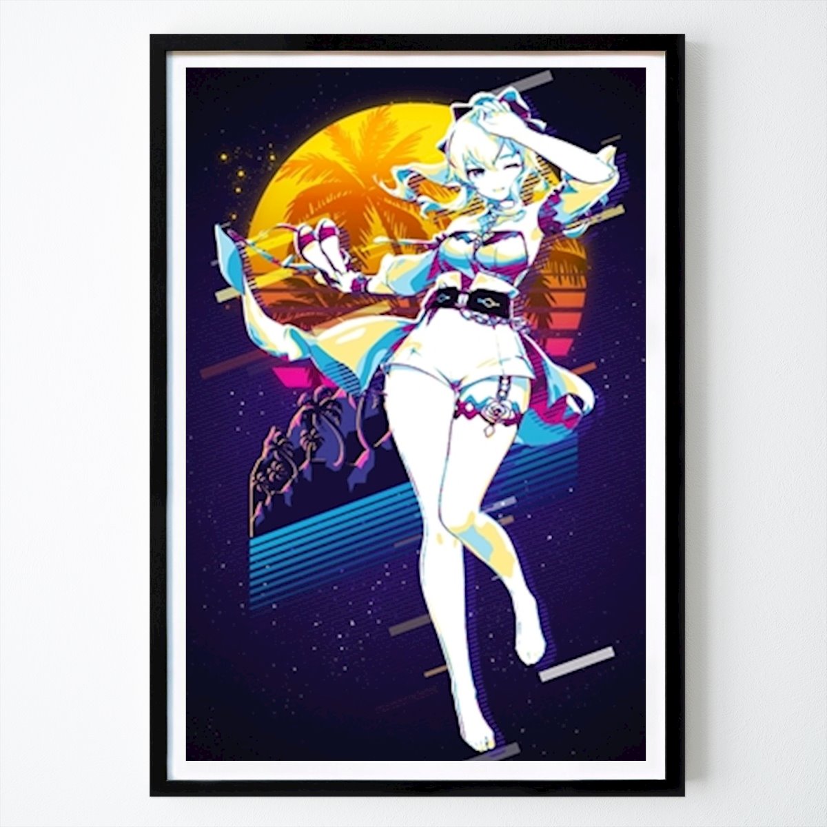 Retro & Vintage Poster: Jean - 80-tals retro av 80s Retro
