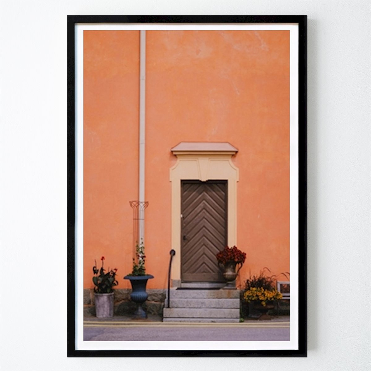 Botanisk Poster: Pastell och en trädörr av Alexander Brandstedt