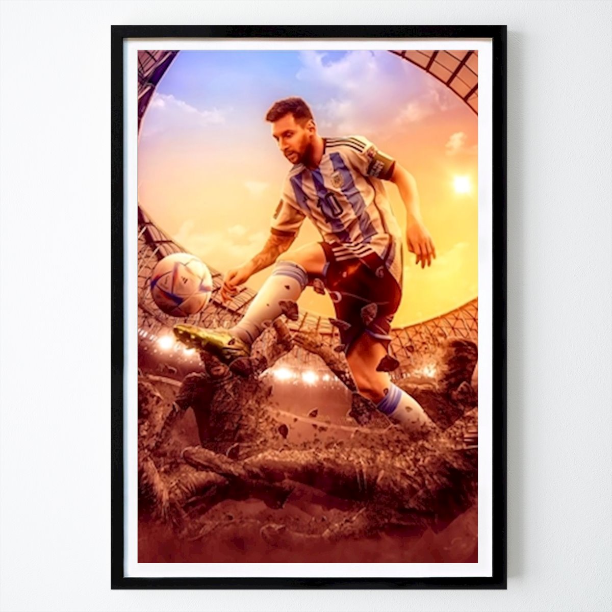 Fodbold Plakat: Lionel Messi av Noto Diharjo Semi