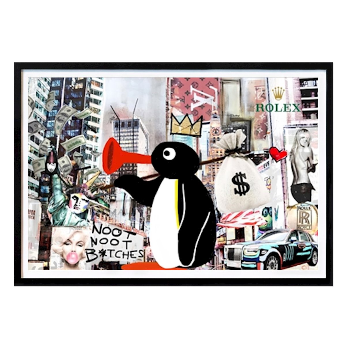 New York Affiche: Note Note, B*tches par Stefan Bammert