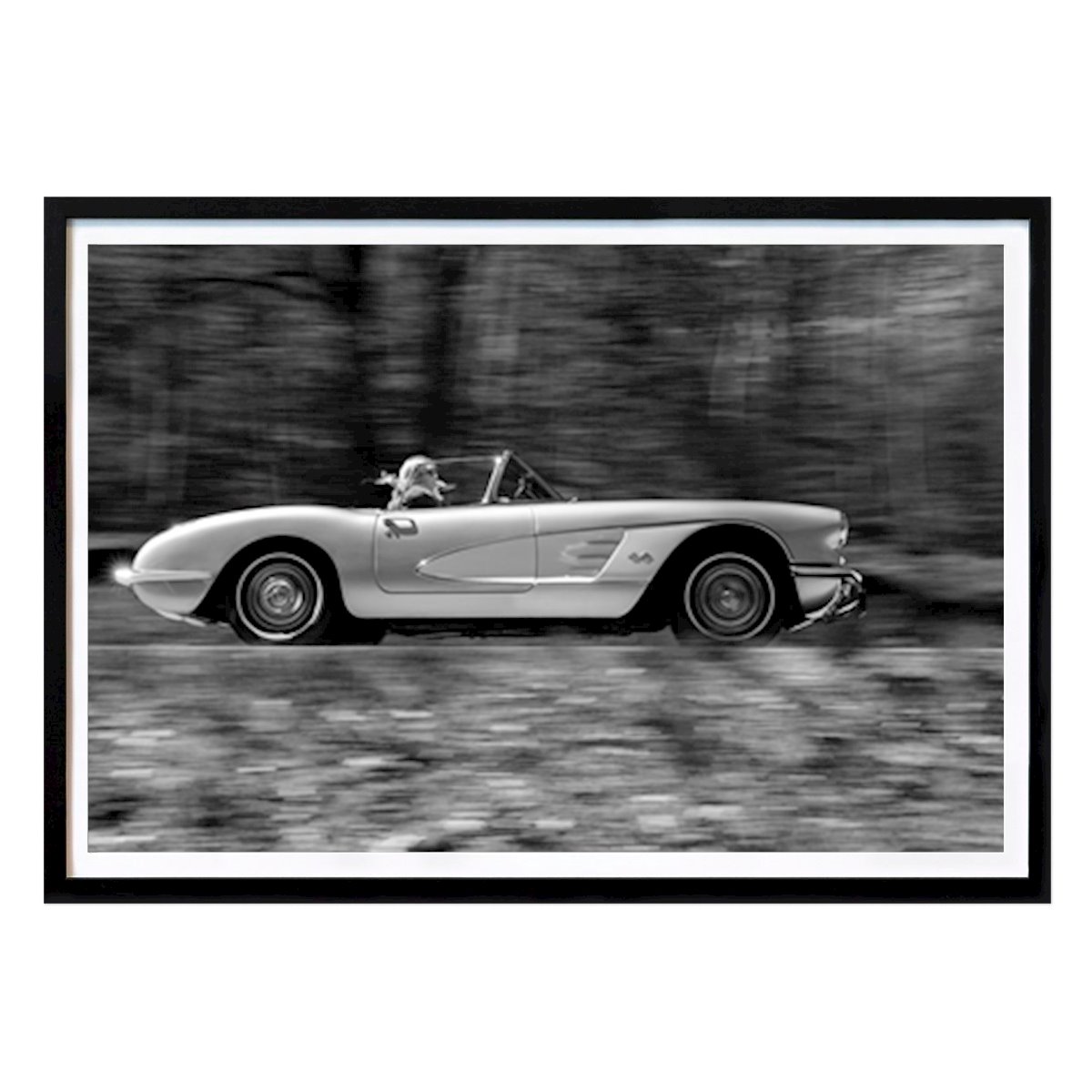 Mustavalkoinen Juliste: Old car tekijänä Stephan Zaun