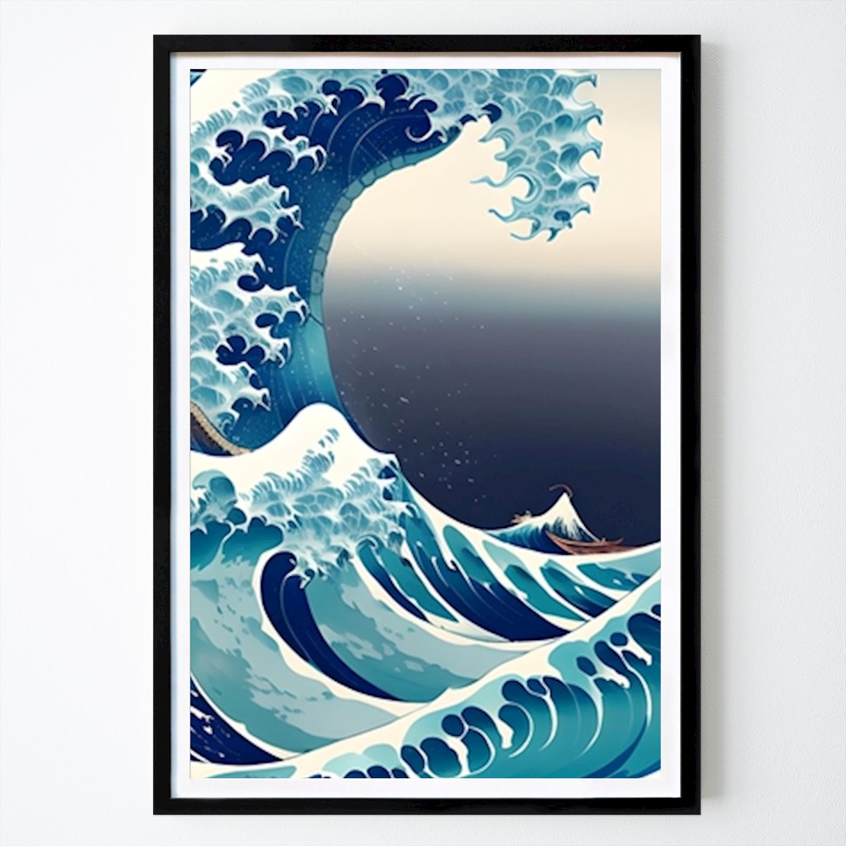 Kitchen Poster: Wave in Japanese Art by Lukas Ackermann