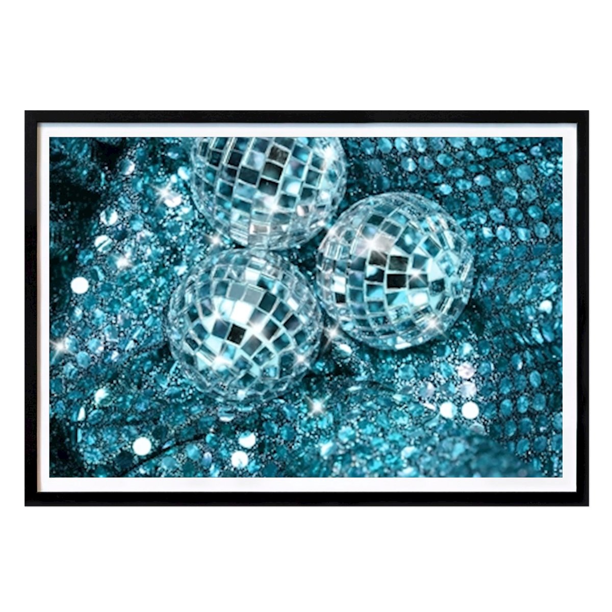 Abstract Poster: Disco Balls Glam #16 by Anita's & Bella's Art