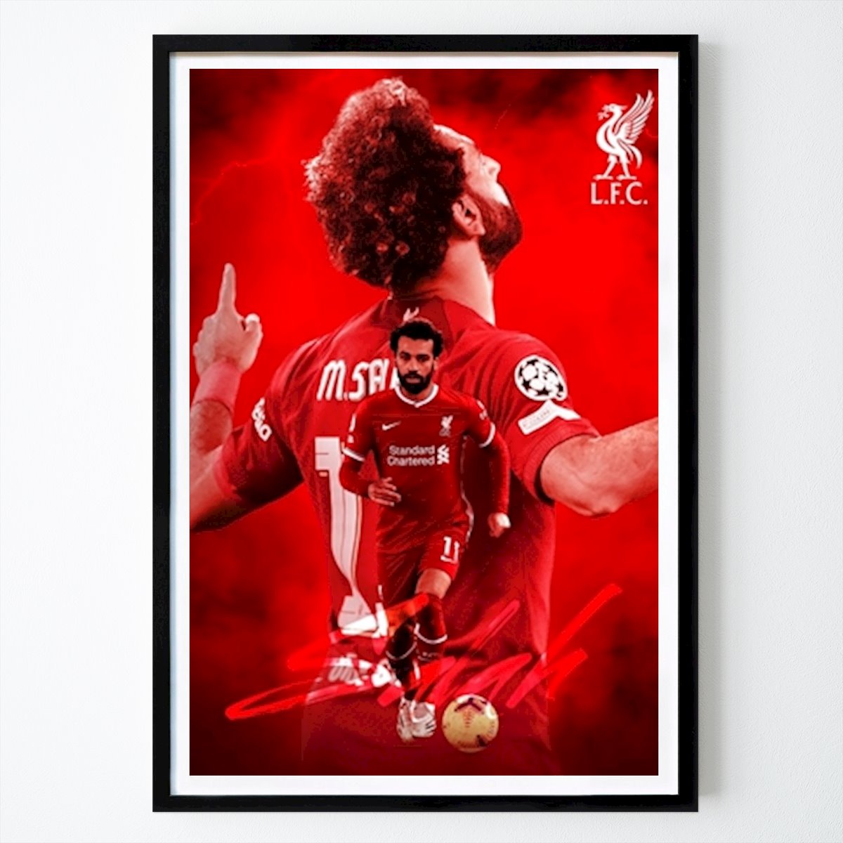 Calcio Poster: Mohamed Salah di HERWANA