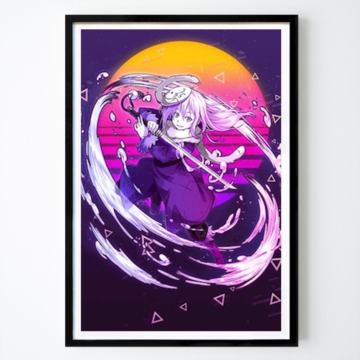Ocio Póster: Tempestad de Rimuru de Color Retro