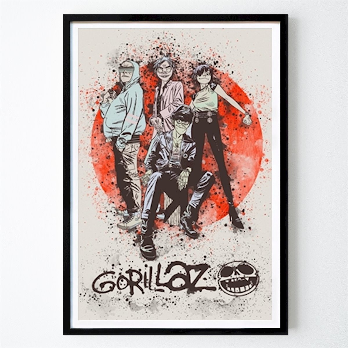 Loisirs Affiche: Gorillaz Japon Style 1 par Al gazali