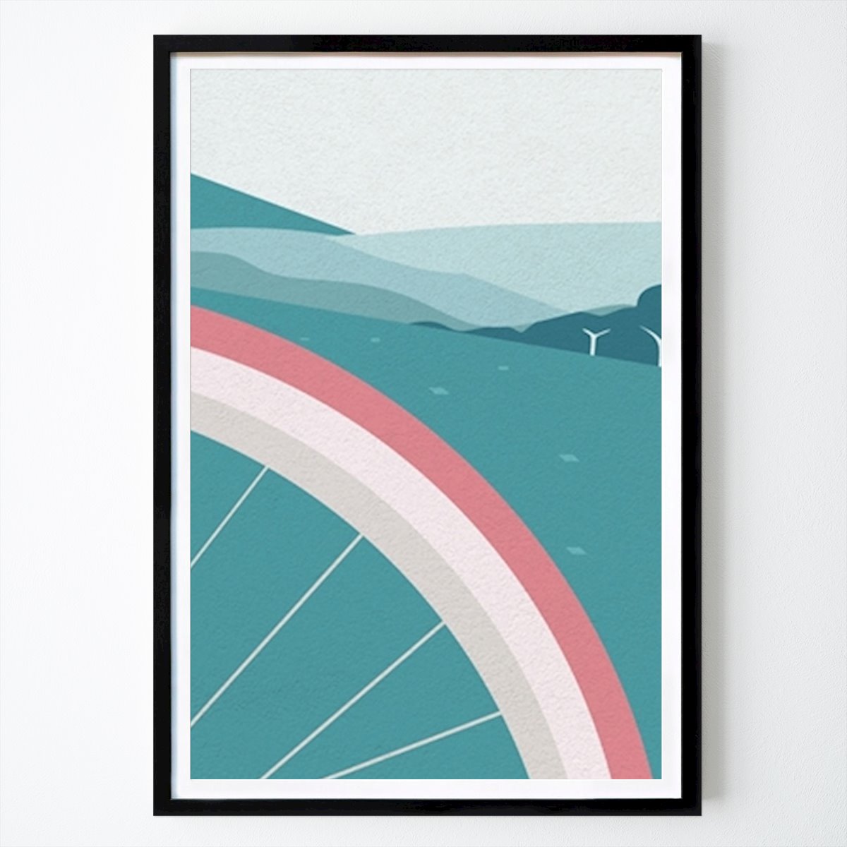 Fleurs & Plantes Affiche: Vue au volant par Puspita Wulandari