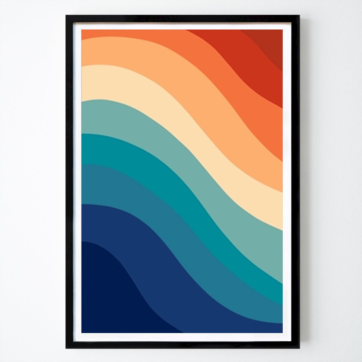 Rétro & Vintage Affiche: Rétro Summer Wave 1 par Anita's & Bella's Art