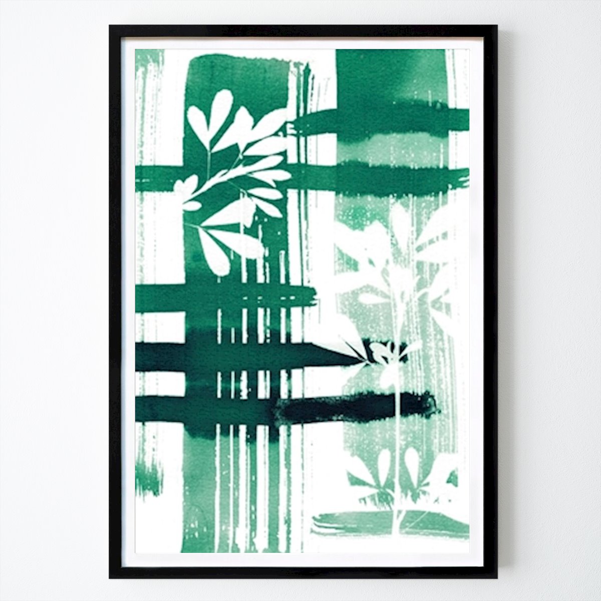 Abstract Poster: Abstract Green Clover by Lies Praet