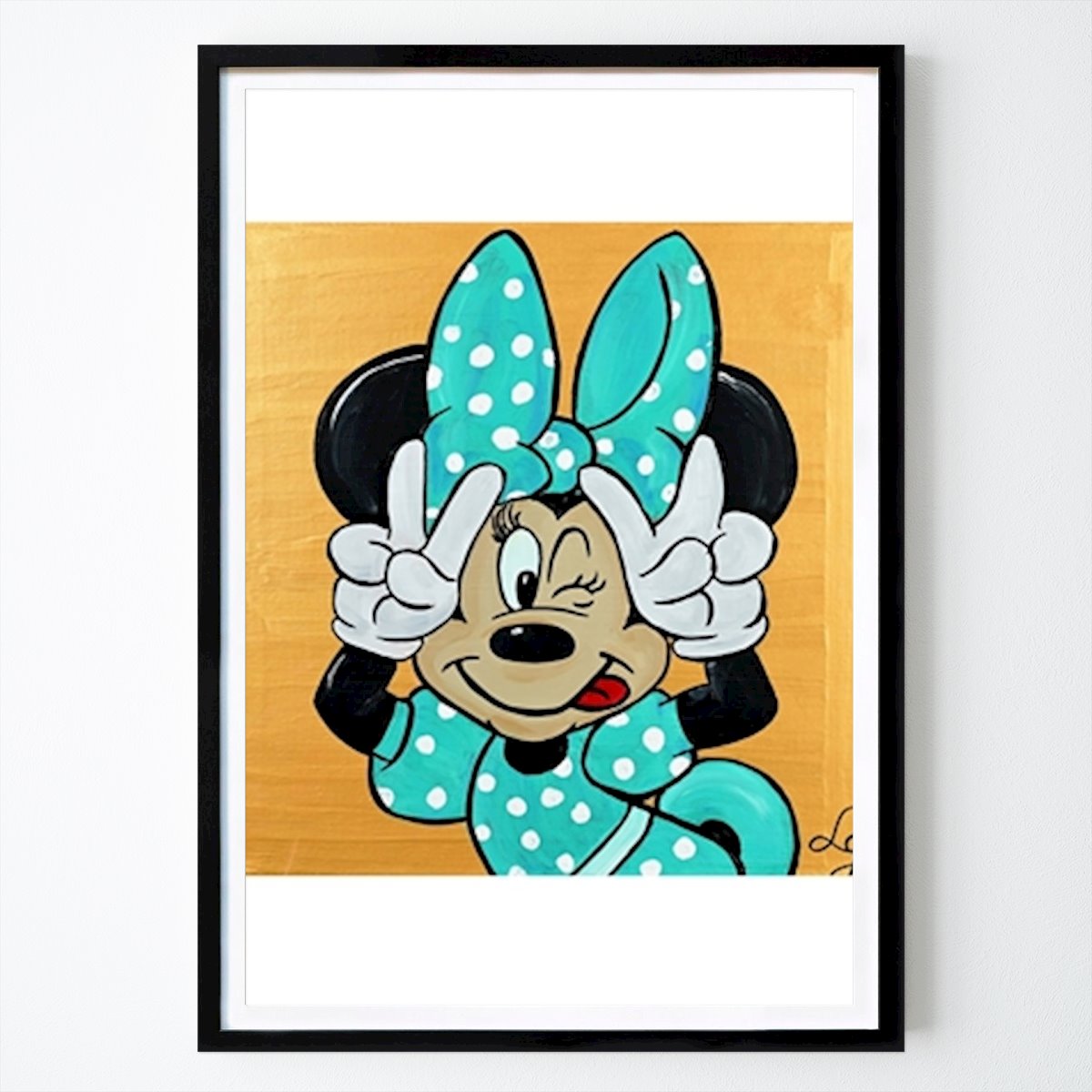 Pop Art Plagát: Myška Minnie od Lana Graule