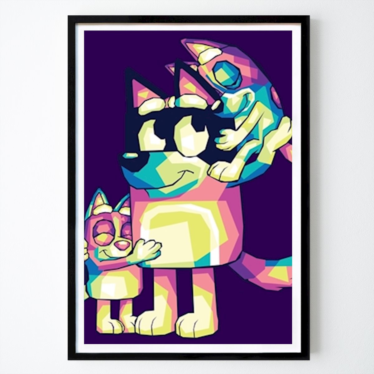 Illustration Poster: Bluey pappa wpap av Rahma azari