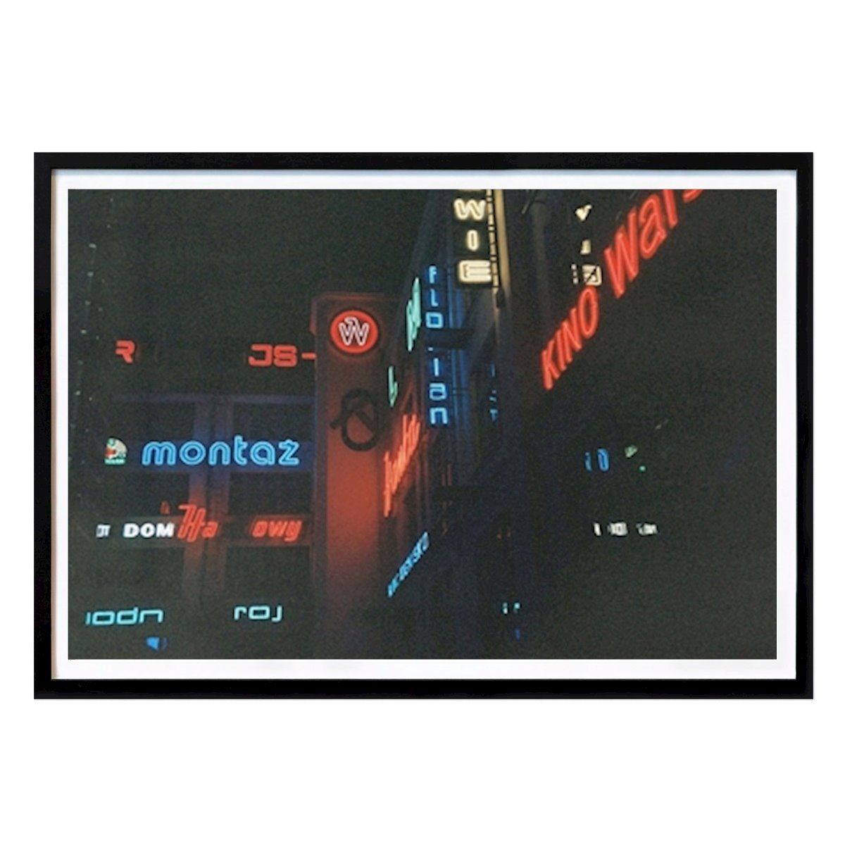 Retro & Vintage Poster: Neonskyltar i Wroclaw av Anano Kit