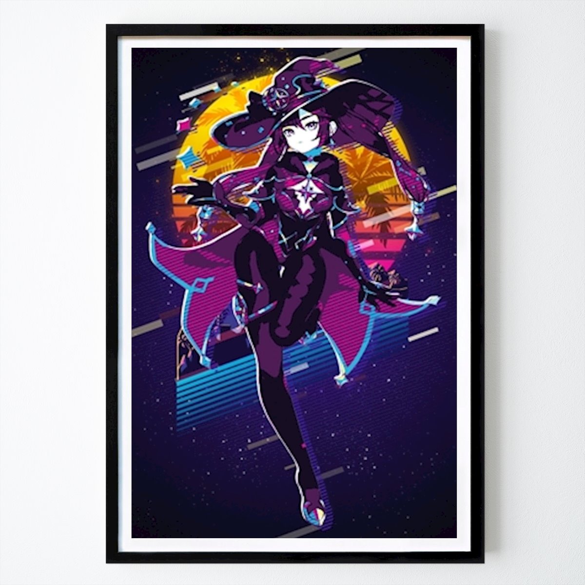 Póster: Mona - Retro de los 80 de 80s Retro