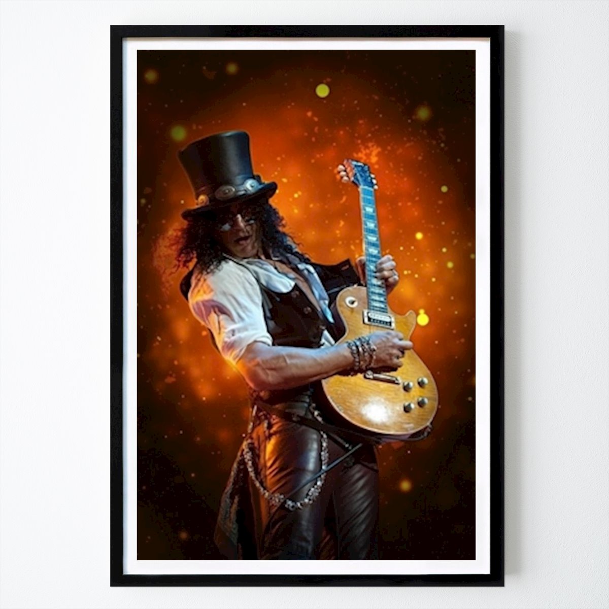 USA Poster: Guitar king slash by Hamsah Best
