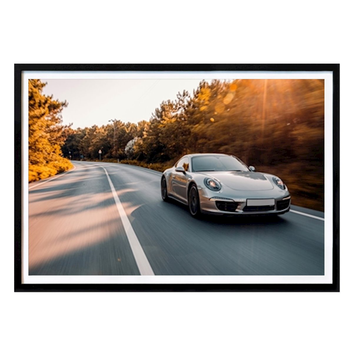 Auto Plakát: Porsche 911 na silnici od Moritz Uebe