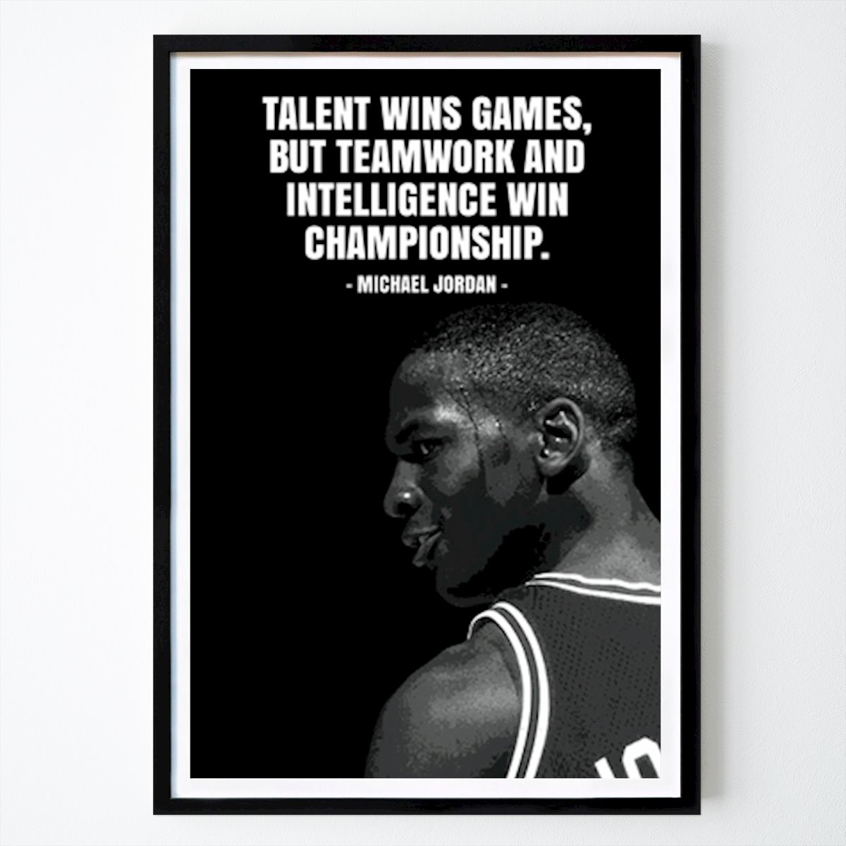 Basketball Poster: Zitate von Michael Jordan von ARTEXT