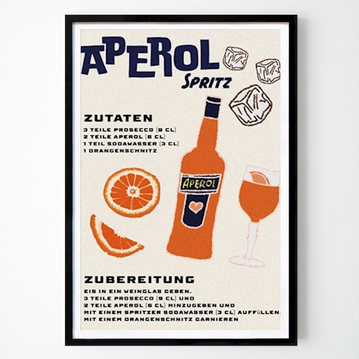 Itália Poster: Aperol Spritz de Aleksandra Stevanovic