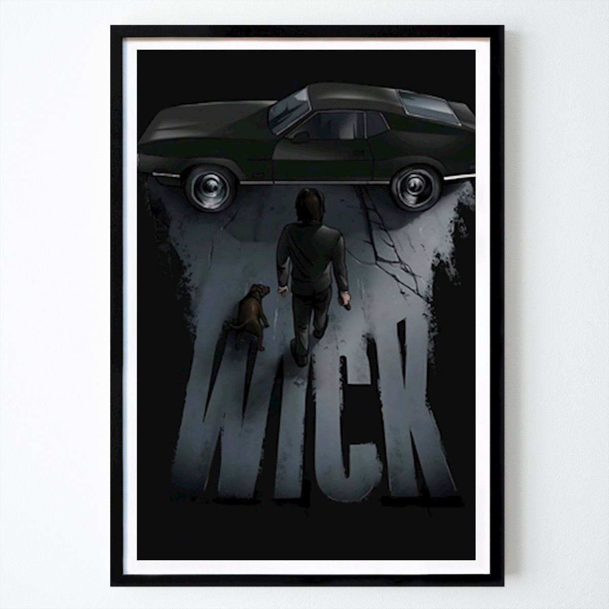 Czas wolny Plakat: John Wick autorstwa NES