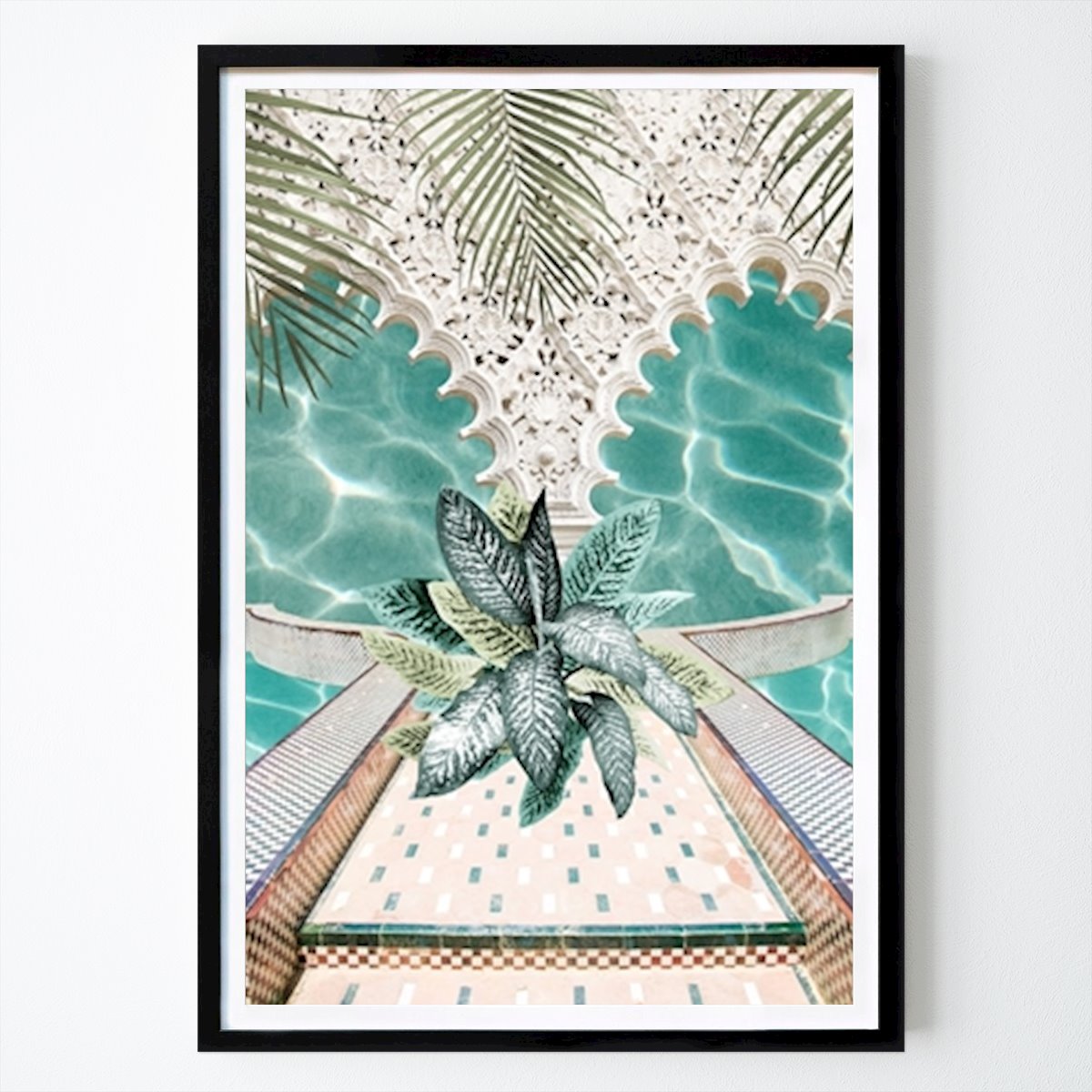 Botanisk Poster: Sevilla Arch Pool Dream 1 av Anita's & Bella's Art