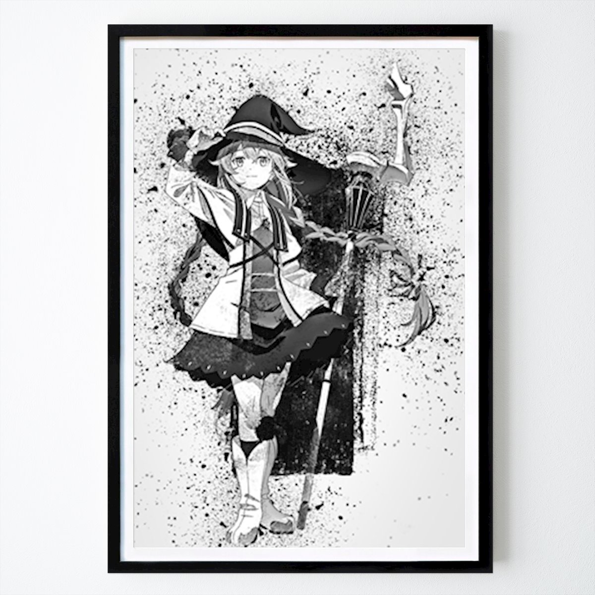 Black & White Poster: Roxy migurdia sketch art by Muhammad Rizal Azhari