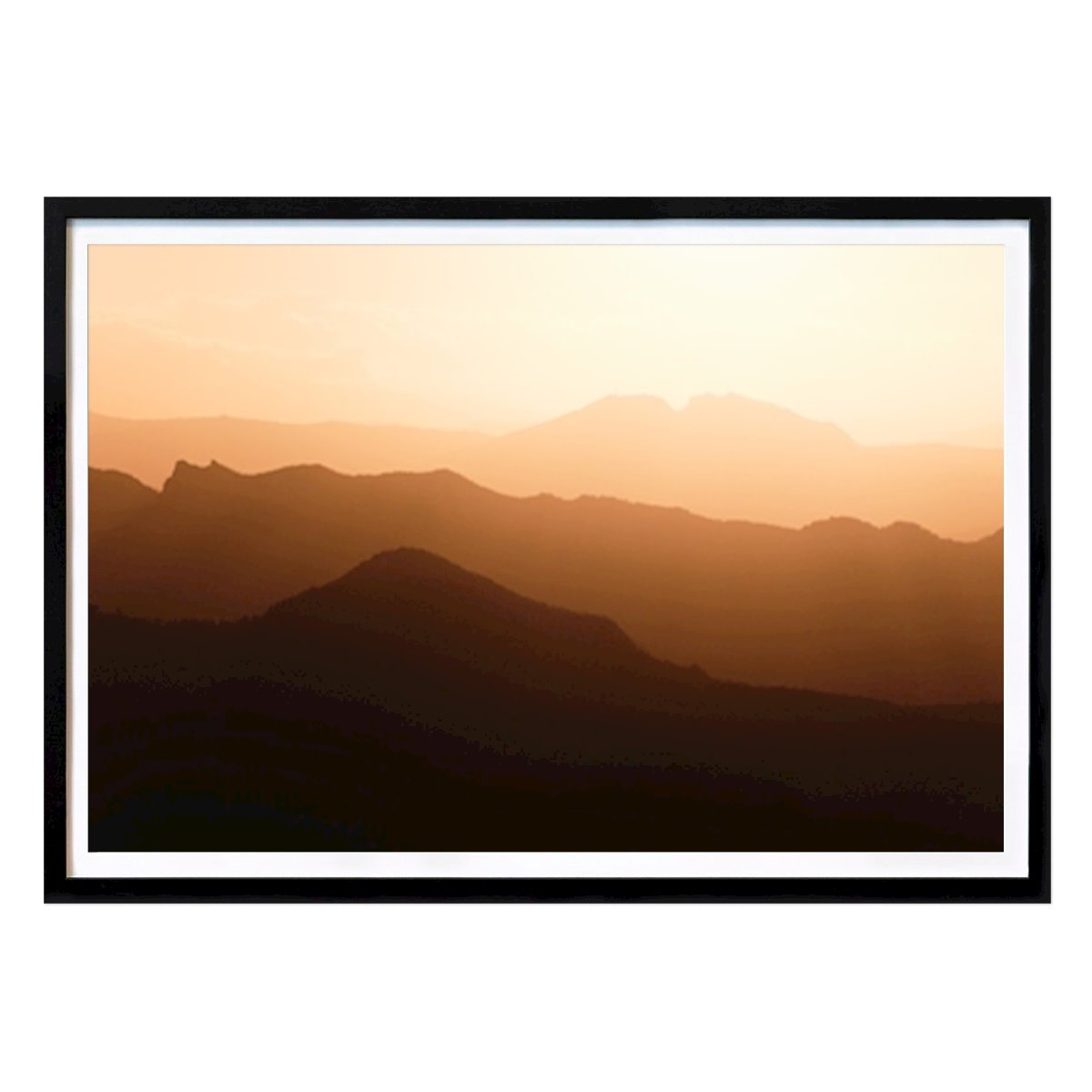 Italien Poster: Mountain Layers von Joshua Kettle