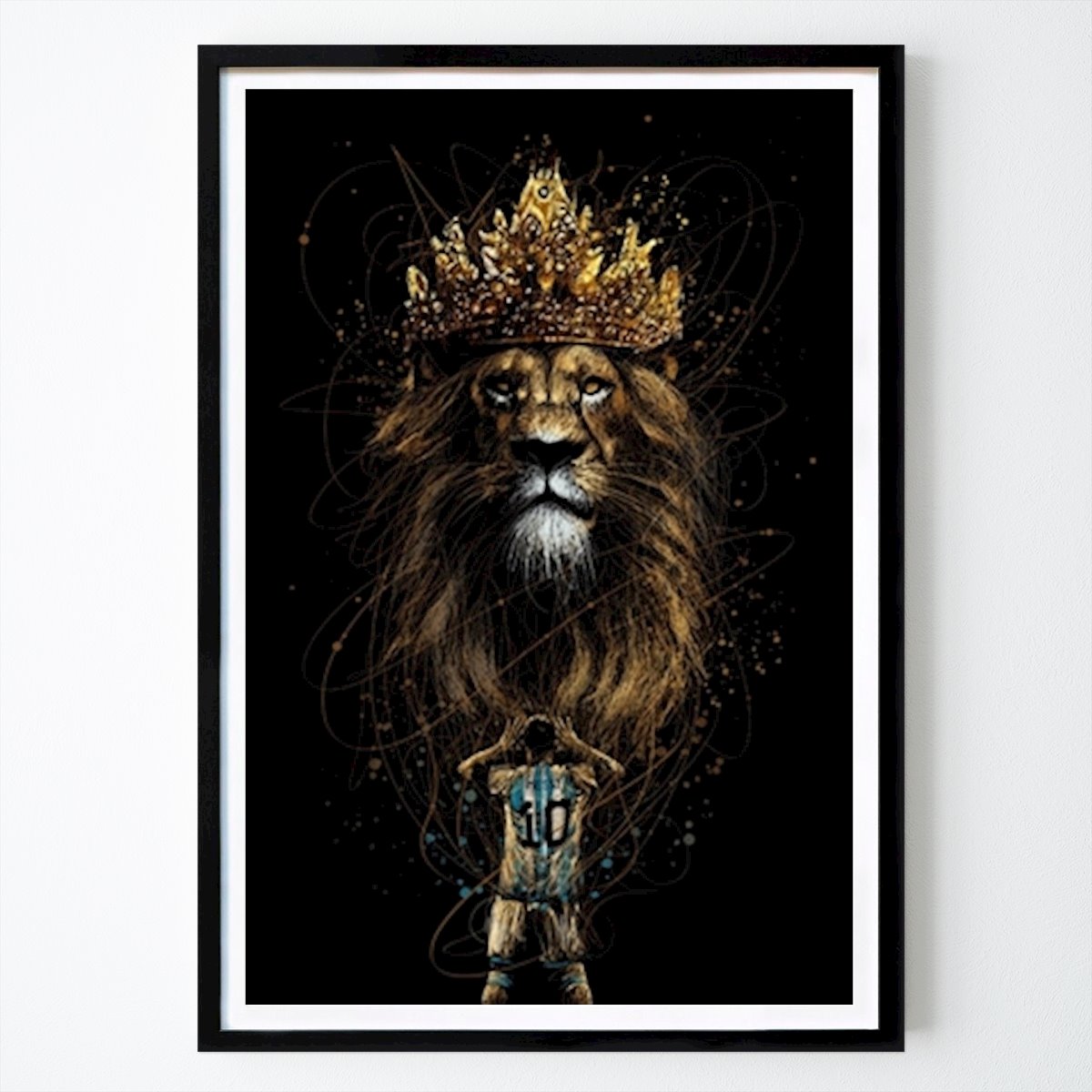 Ilustrácia Plagát: Leví kráľ a guľový kráľ od Zun graphic