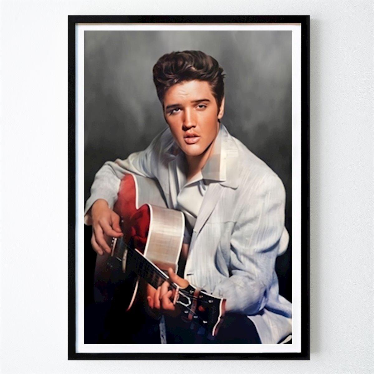USA Poster: Elvis Presley von Cerezo Classica