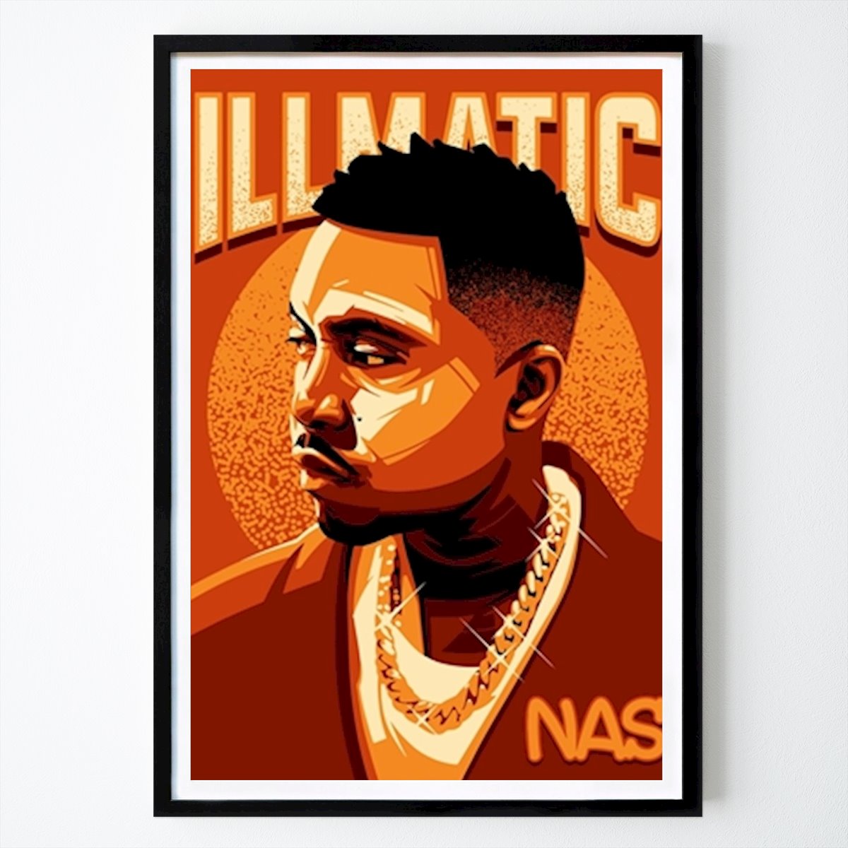 Pop Art Juliste: Illmatic Nas tekijänä HeyOloy