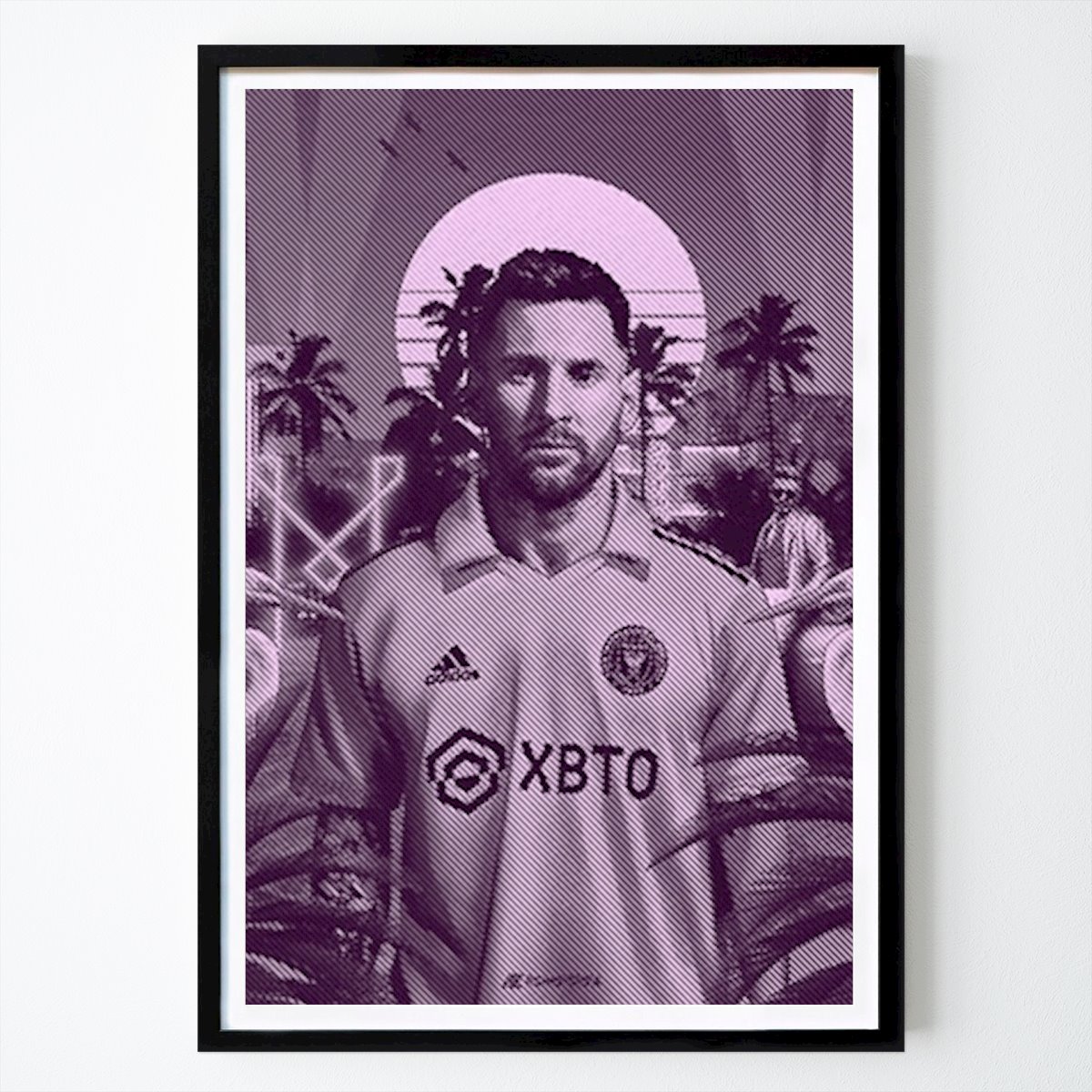 Futebol Poster: Lionel Messi de Fuad Art