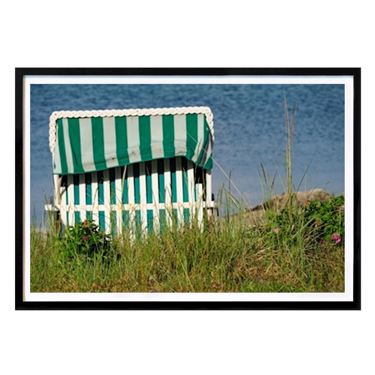 Természet Poszter: Lonesome Beach chair Stephan Sühling által