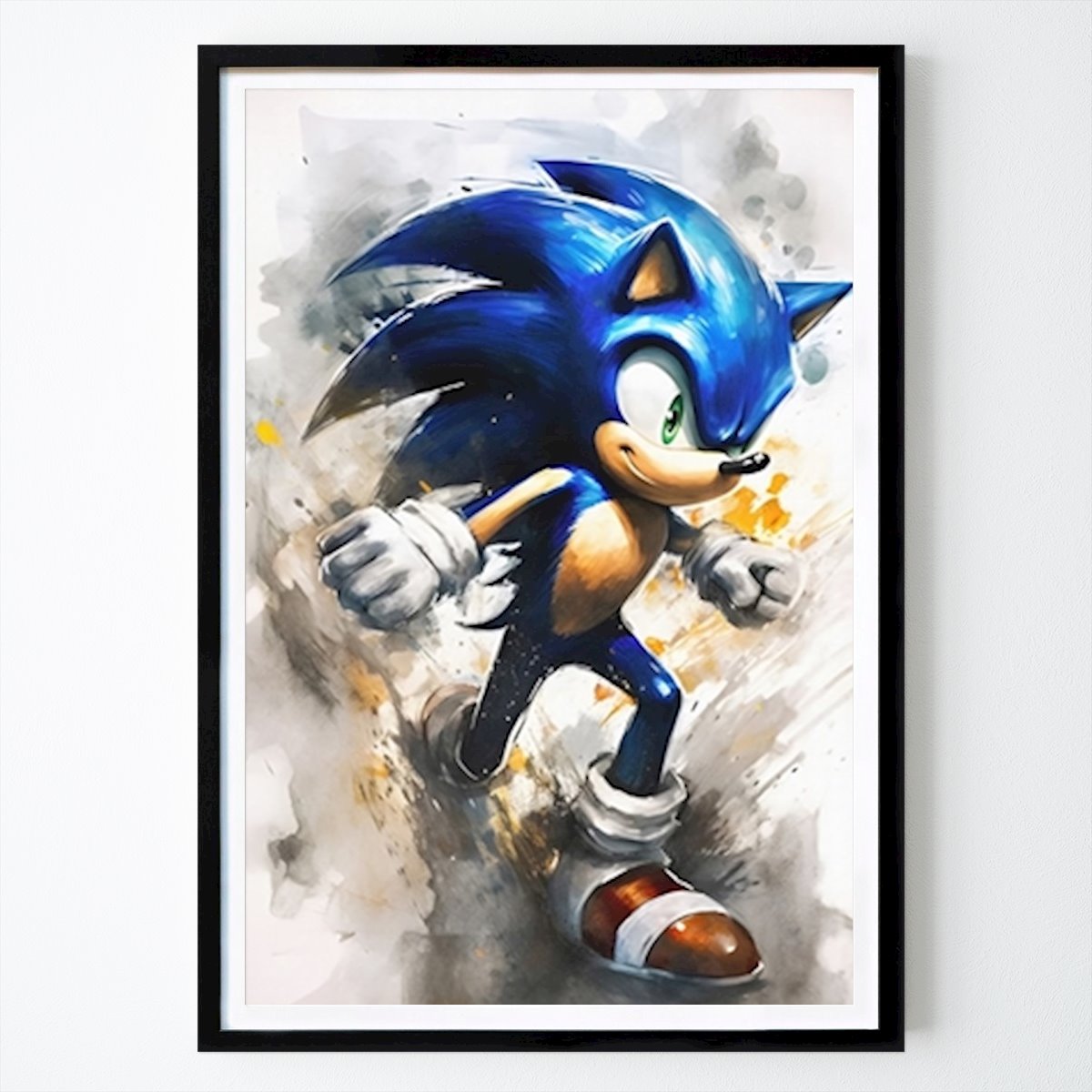 Taide Juliste: Akvarelli Sonic tekijänä Kyle Style