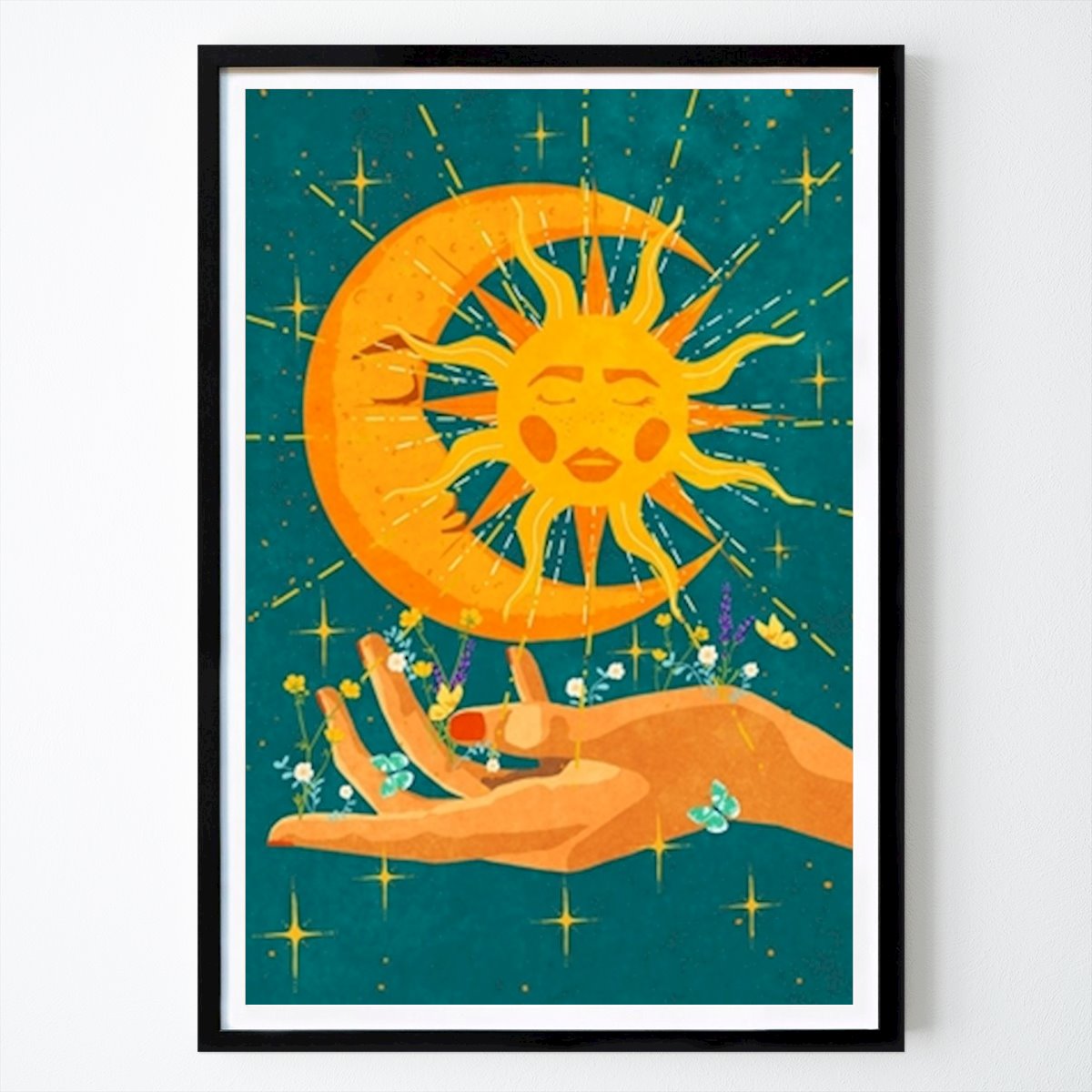 Botanical Poster: Sun & Moon by Raissa Oltmanns