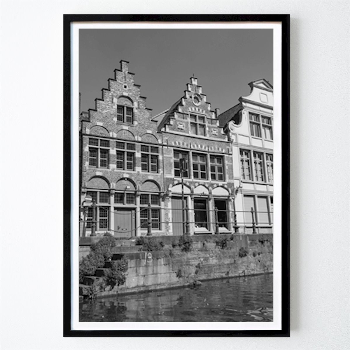 Byer & Steder Plakat: Gents gamle bydel i Belgien av Stephan Sühling