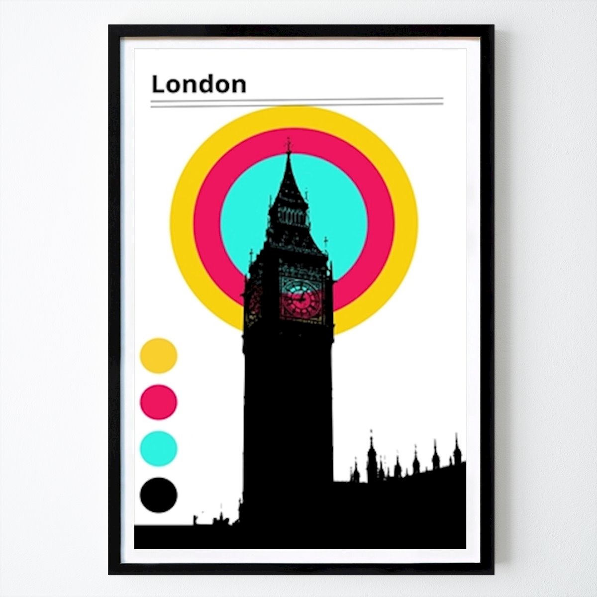 London Poster: London bauhaus travel by Edson ramos