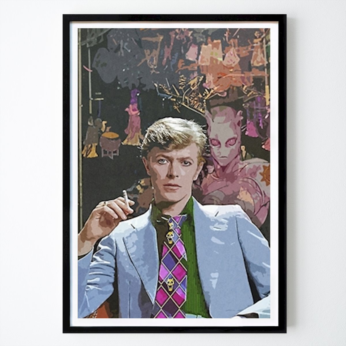 Freizeit Poster: David Bowie von Muh Fahrul
