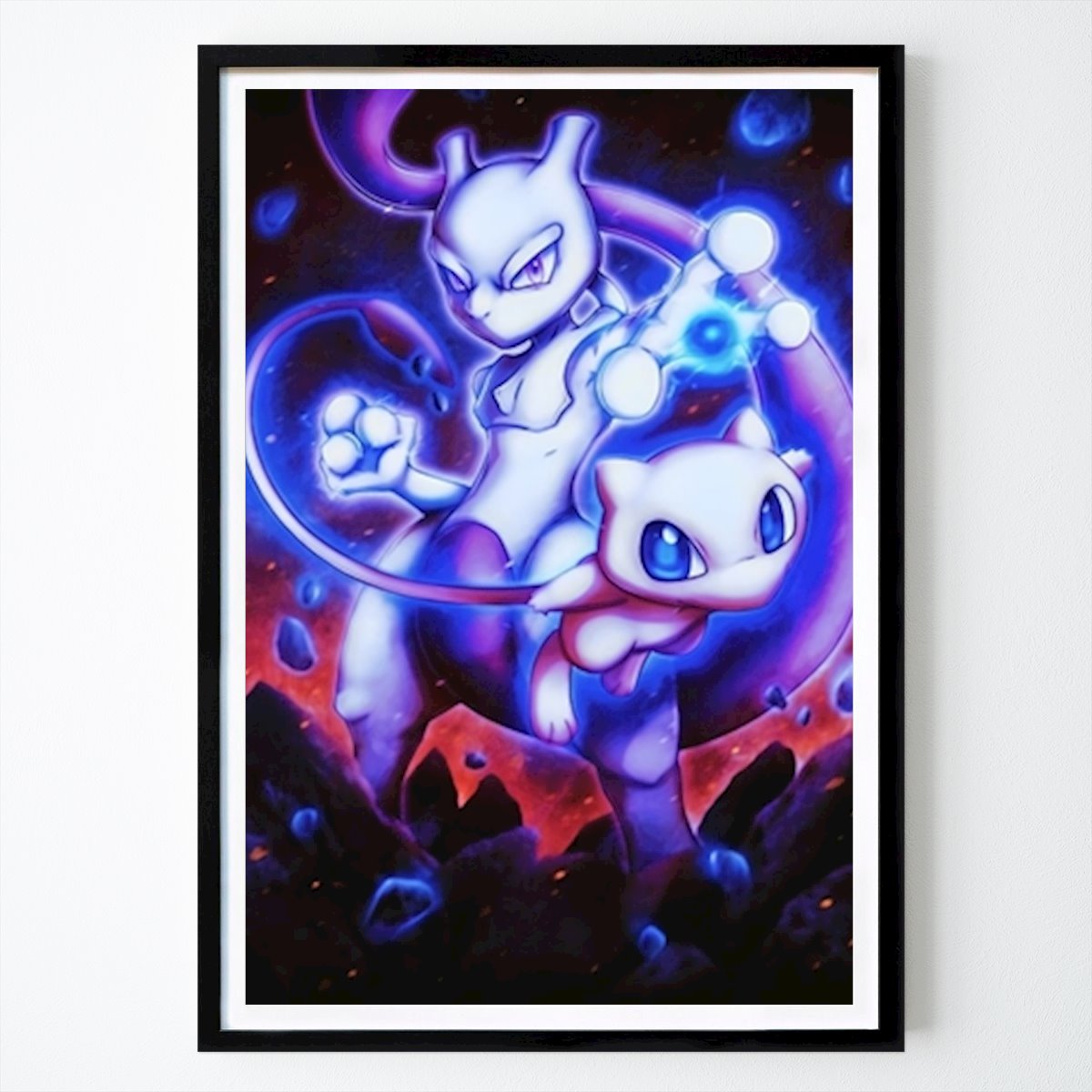 Zviera Plagát: Mew a Mewtwo - Pokémon od Jonatan Goozman