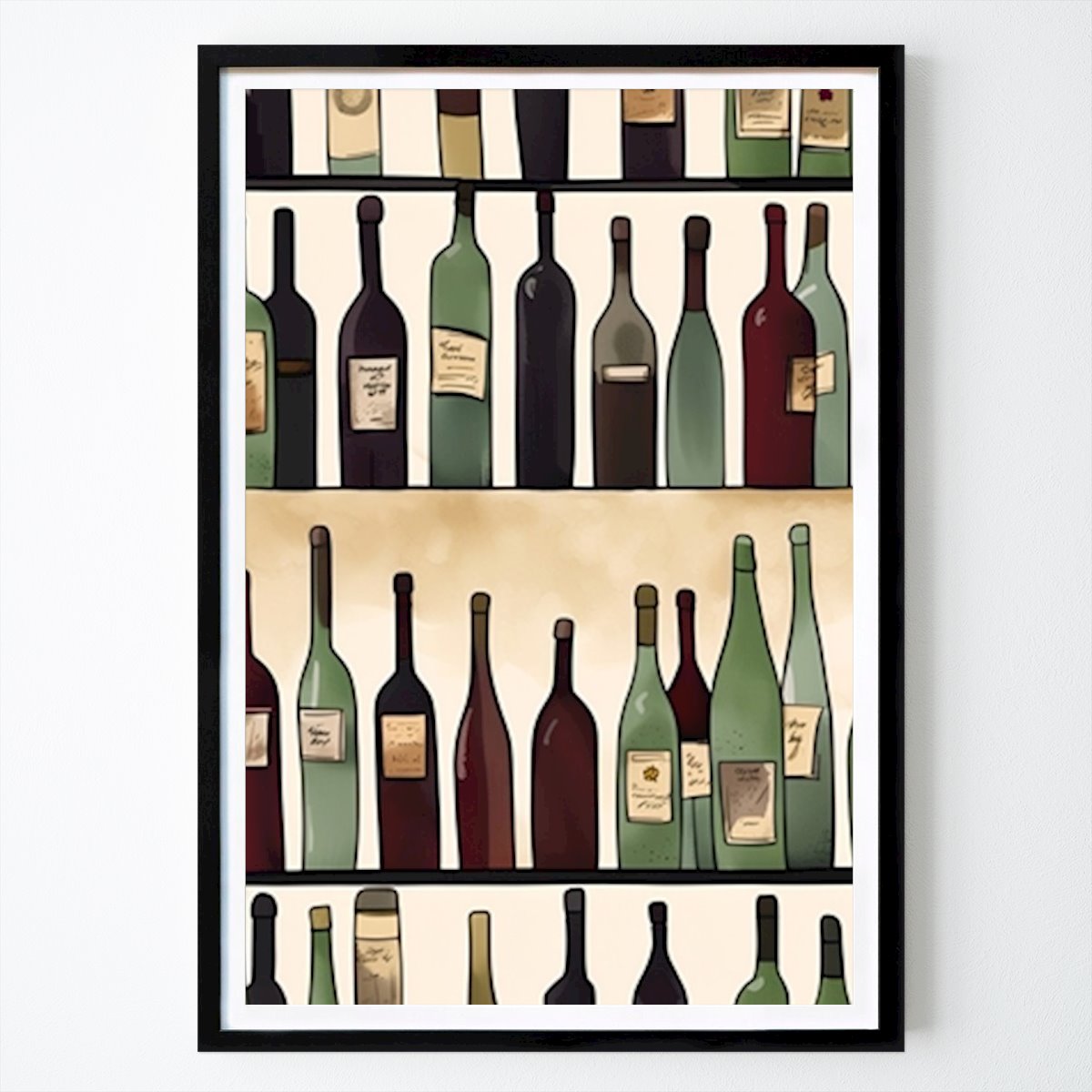 Fleurs & Plantes Affiche: Vinhyllor par Oscar Hoffmann