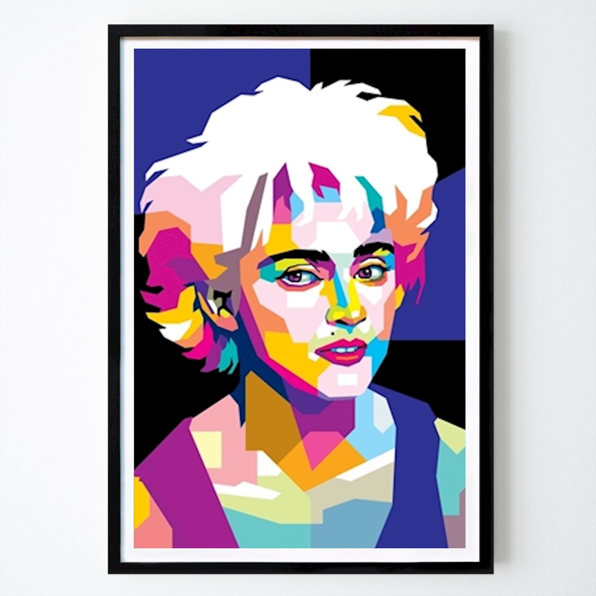 USA Poster: Madonna im WPAP-Stil von V Styler