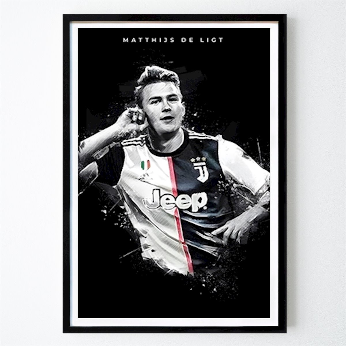 Football Poster: Matthijs De Light by ArtMeme